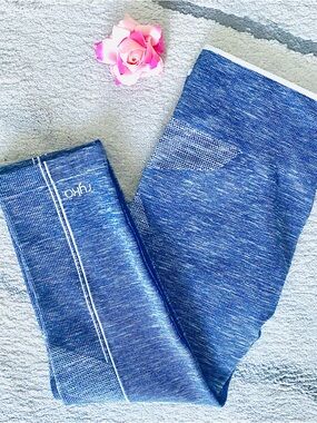 💕Ryka Blue Seamless High-Waist Sports Leggings SZ L